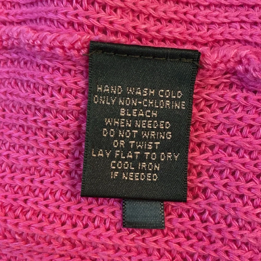 Lauren Ralph Lauren Pink Cocoon Sweater - Picture 7 of 8